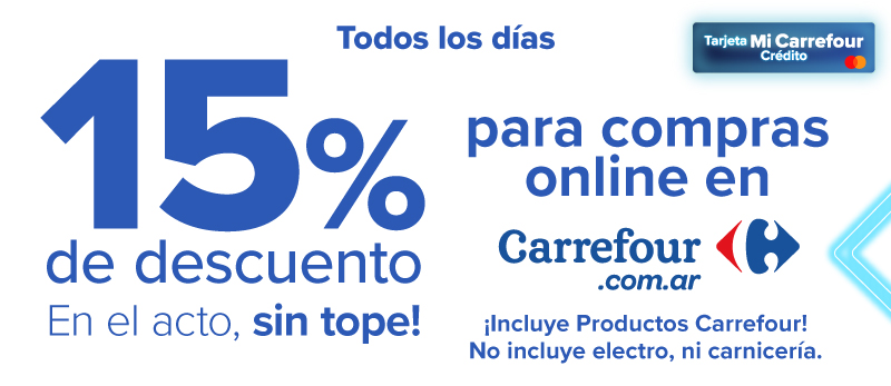Todos los días en Carrefour.com.ar
