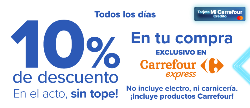 Todos los días en Carrefour Express