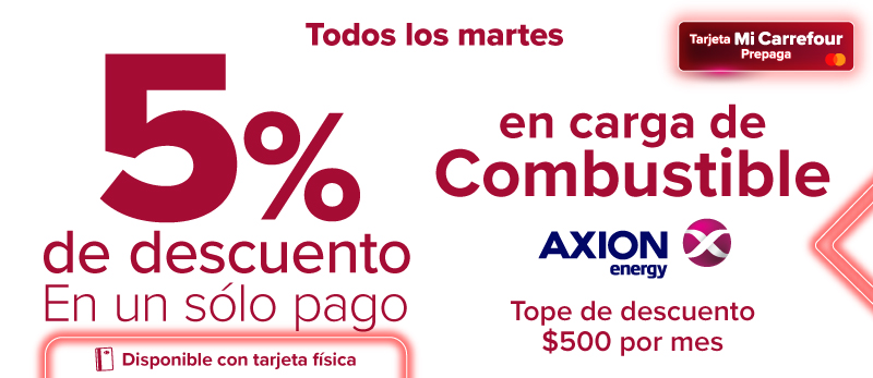 Todos los martes en Axion