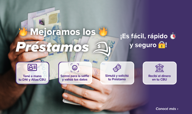Simulá y pedí un Préstamo Personal 100% online, desde la App Tarjeta Mi Carrefour