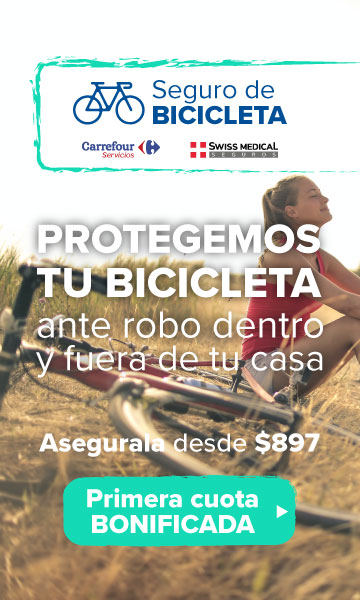 Seguro de Bicicleta desde $897, hacé clic y conocé más.