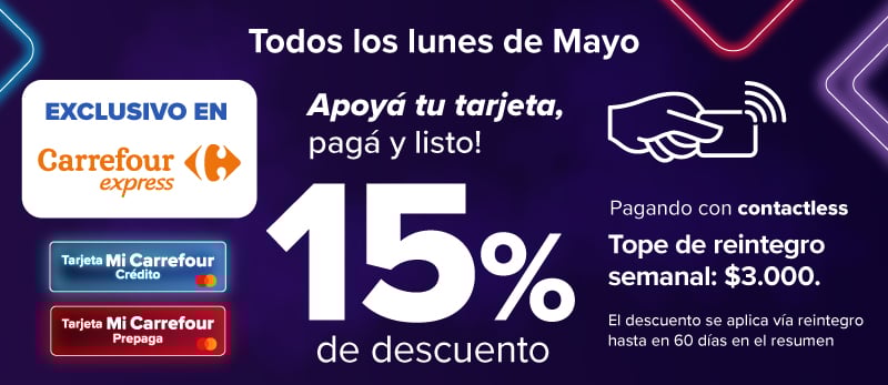 Descuento exclusivo en Carrefour Express