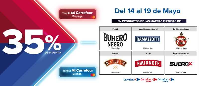 35% de descuento en Productos de marcas seleccionadas