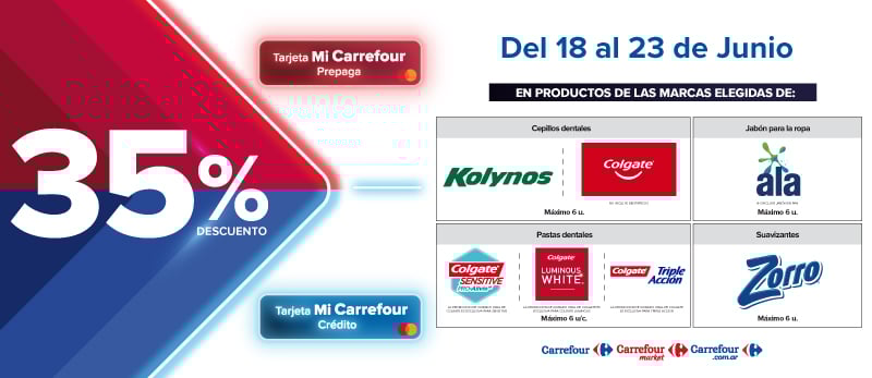 35% de descuento en Productos de marcas seleccionadas