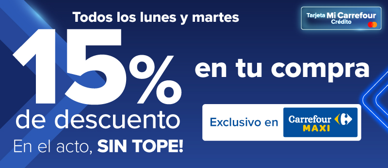 Todos los martes en Carrefour Maxi