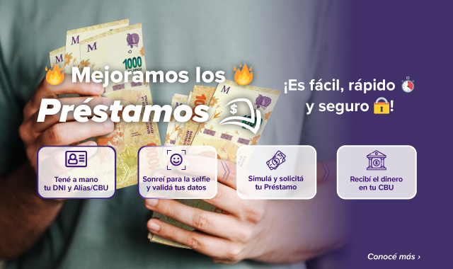 Simulá y pedí un Préstamo Personal 100% online, desde la App Tarjeta Mi Carrefour